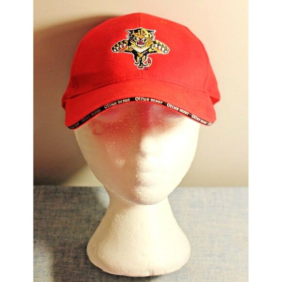 Florida Panthers Snapback Hat NHL Hockey Adjustable Cap Logo Red Office Depot - Picture 3 of 7